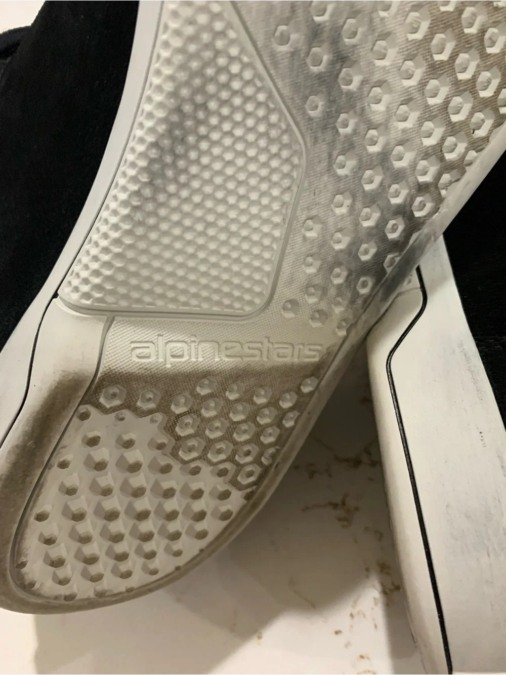 Alpinestars Black High-Top Skate Sneakers with White Logo